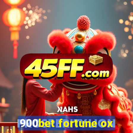 900bet fortune ox